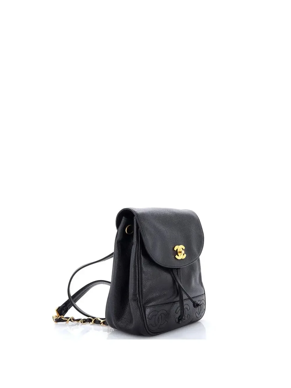 Chanel Vintage Triple Stitched Cc Flap #303896C36B